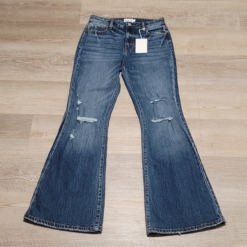 High Rise Flare jeans